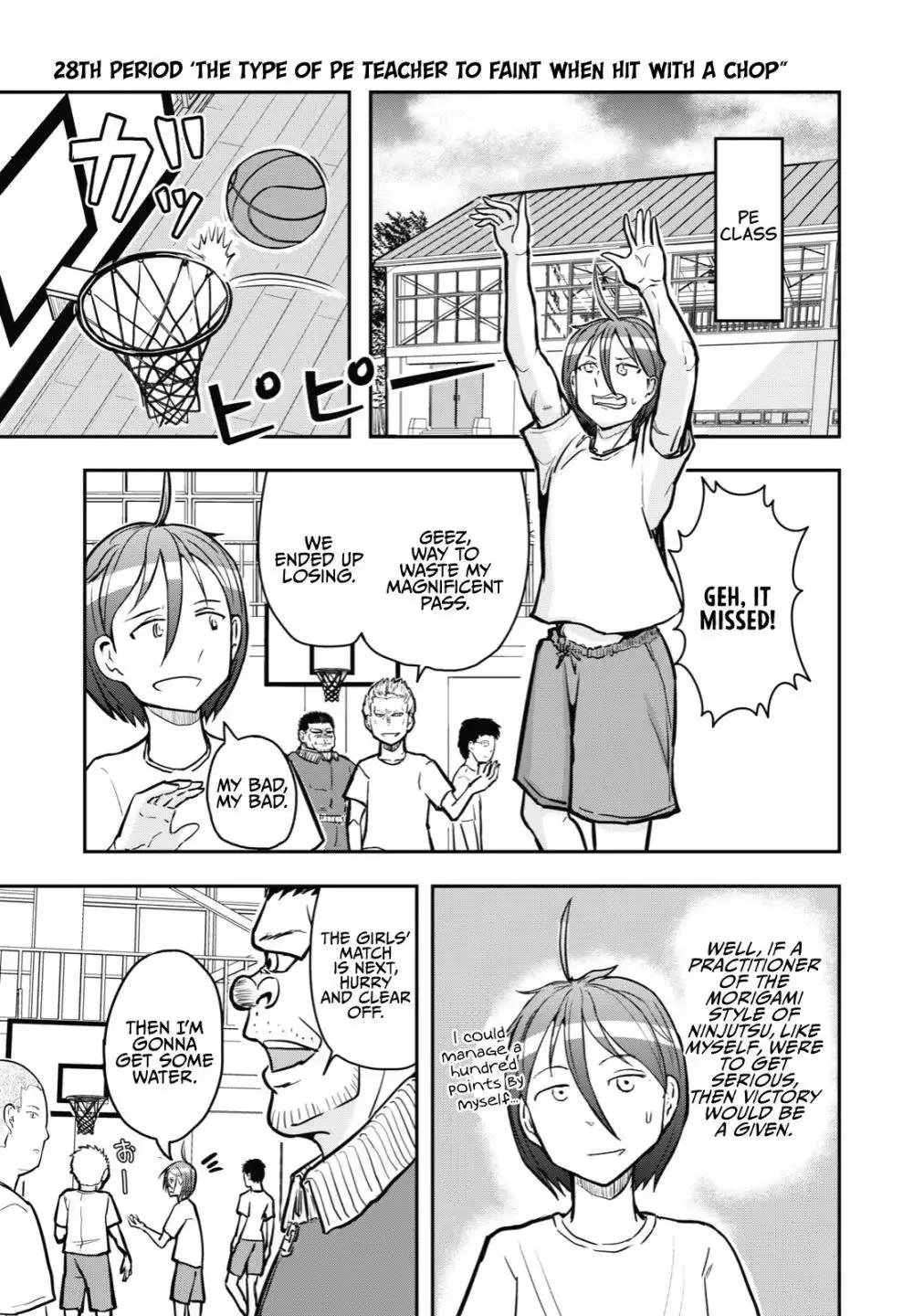 A manga about the kind of PE teacher who dies at the start of a school horror film Chapter 28 1